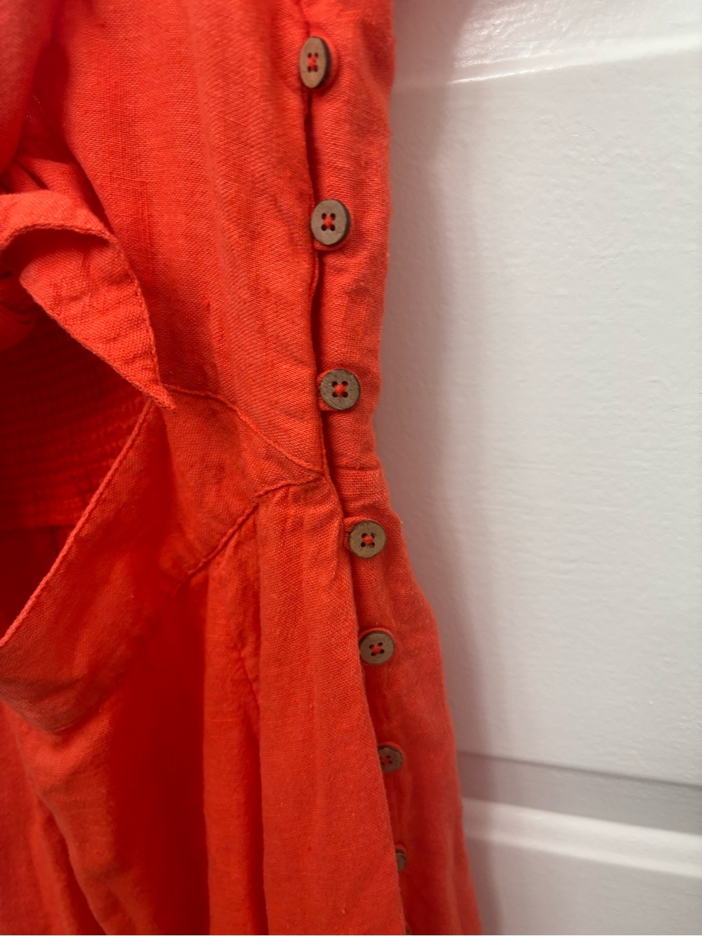Free People Orange The Getaway Midi Dress - Picture 5 of 9